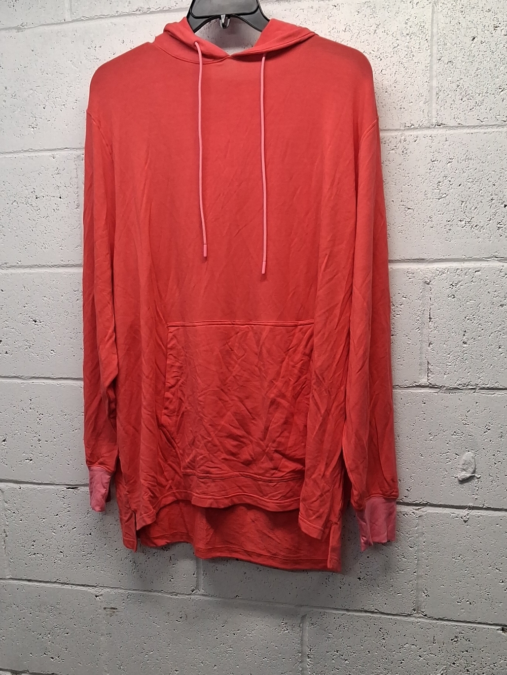NWOT Womens Plus Size Jamby's Coral Hoodie with Kangaroo Pocket